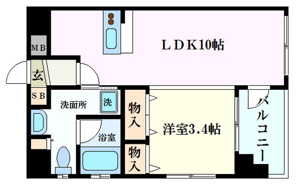 白島駅 徒歩8分 2階の物件間取画像